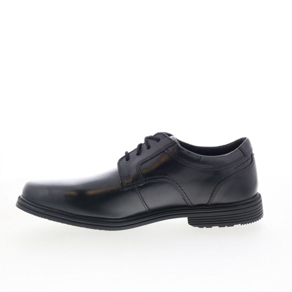 Rockport Mens Robinsyn Waterproof Plain Toe Black Shoes (NWT) - Picture 5 of 7